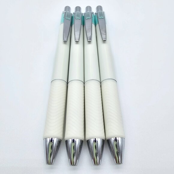 Pentel Energel Clena - 0.3 | Mint Green Stripe Body + Black Ink | Lot of 4 - NEW - Picture 7 of 7
